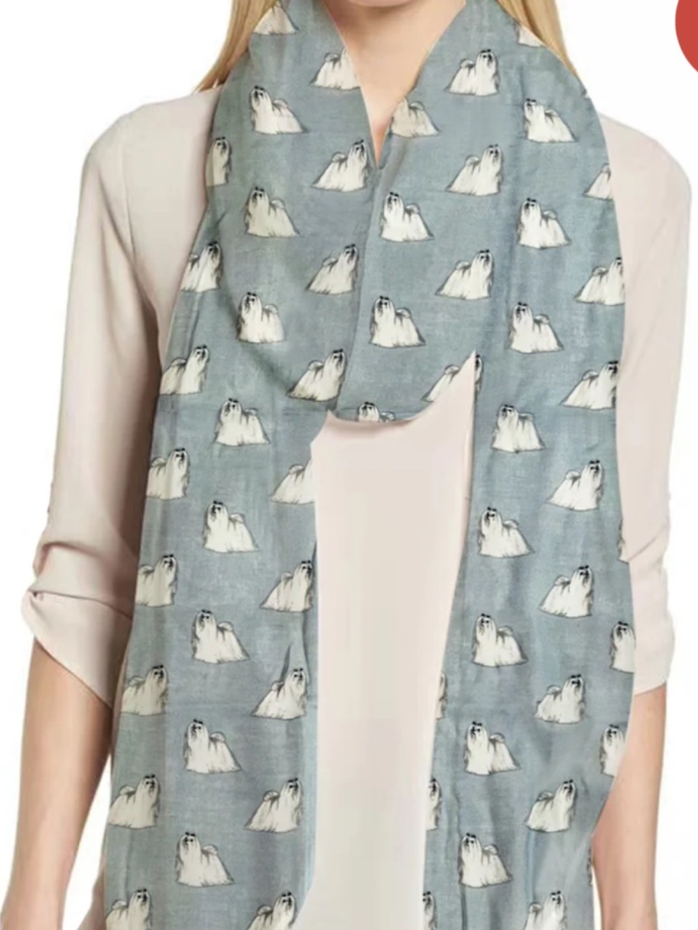 Lina & Lily Lightweight Scarf - Maltese